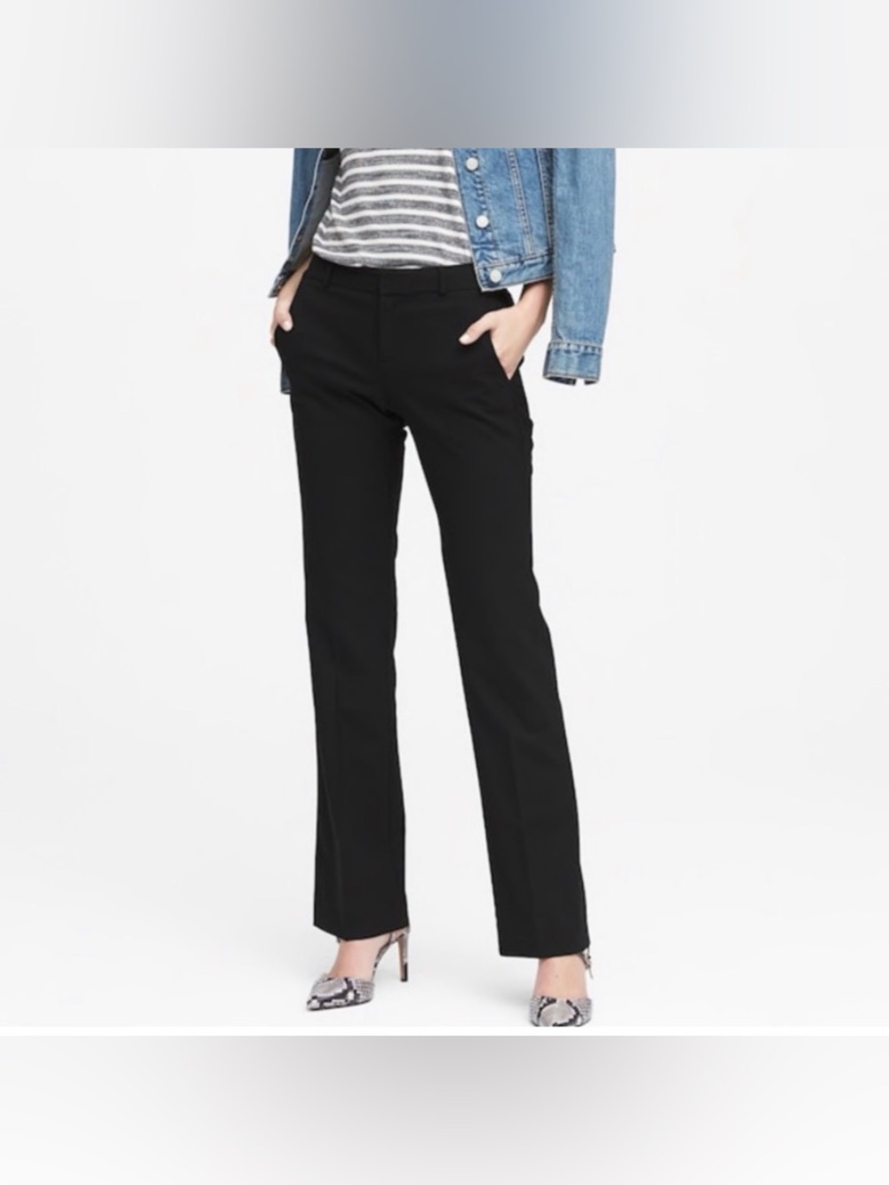 Classic Banana Republic Black Dress Pants - Size 00P